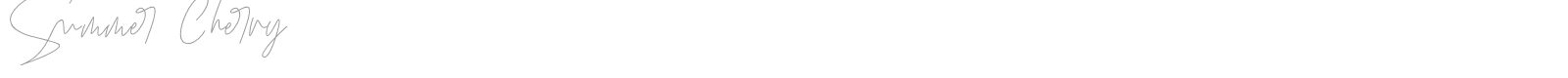 Summer Cherry font preview